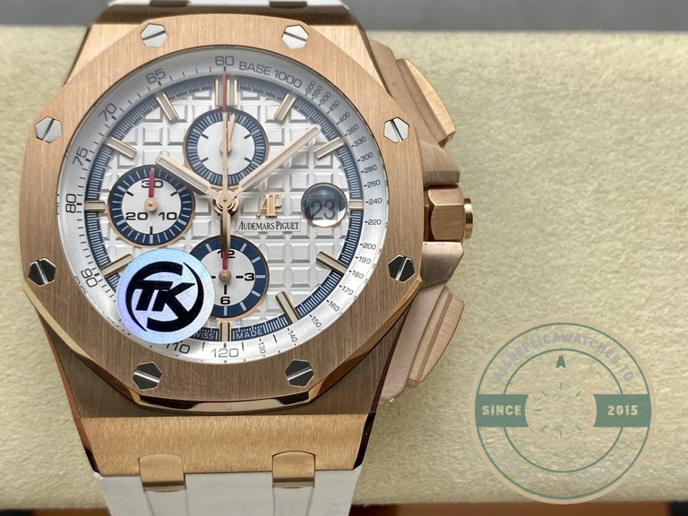 Superclone Audemars Piguet Royal Oak Offshore White Gold Dial 44mm 26408OR.OO.A010CA.01 - Best Quality Replica Watch