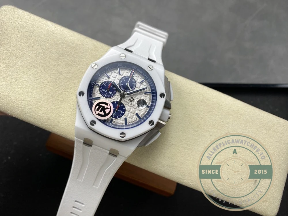 Super clone Audemars Piguet Royal Oak Offshore White Silver Dial 44mm 26402CB.OO.A010CA.01 - Premium Super Clone Watch