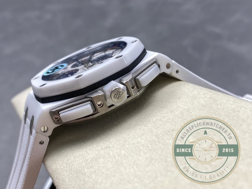 Super clone Audemars Piguet Royal Oak Offshore White Silver Dial 44mm 26402CB.OO.A010CA.01 - Premium Super Clone Watch
