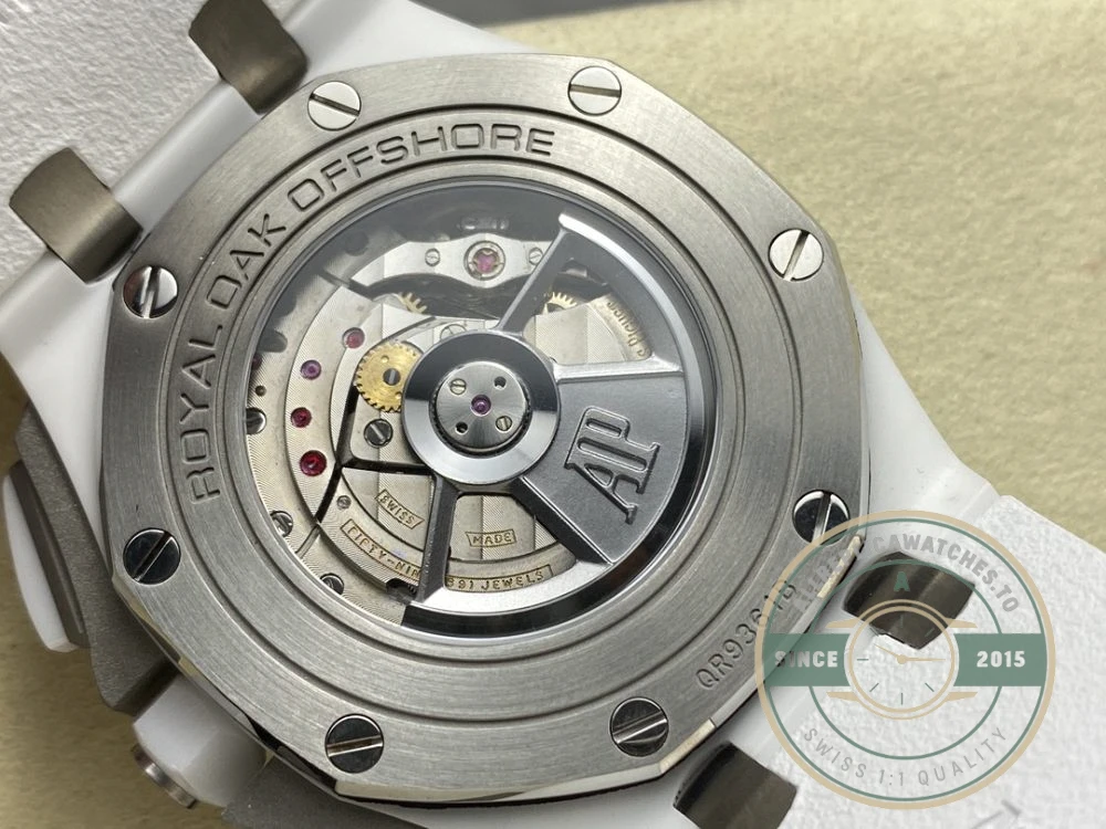Super clone Audemars Piguet Royal Oak Offshore White Silver Dial 44mm 26402CB.OO.A010CA.01 - 1:1 Swiss Replica Watch