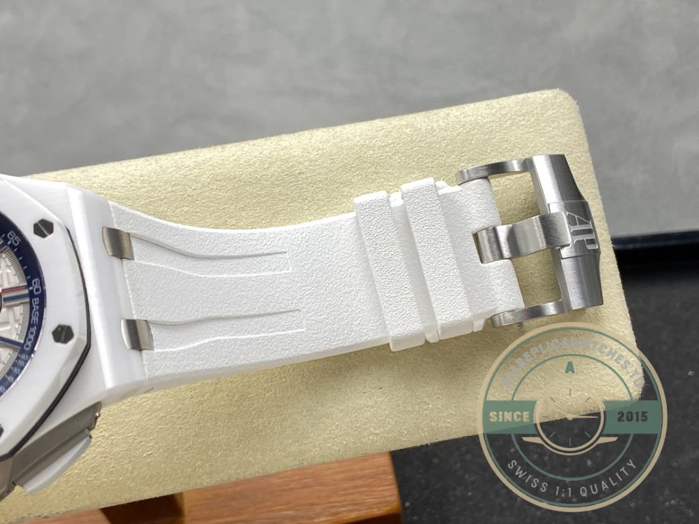 Super clone Audemars Piguet Royal Oak Offshore White Silver Dial 44mm 26402CB.OO.A010CA.01 - Top-Tier Swiss Replica Watch