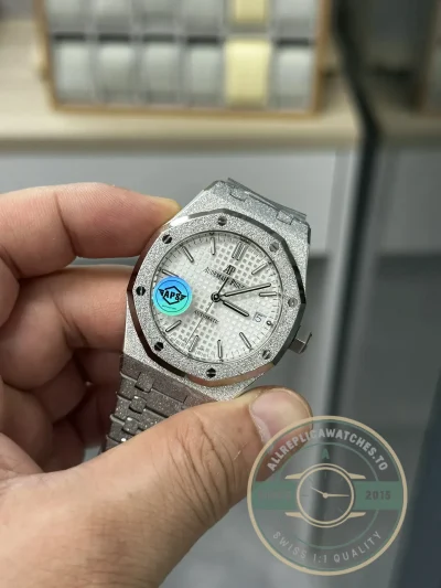 Superclone Audemars Piguet Royal Oak White Dial 15454BC.GG.1259BC.01 37mm - Swiss-Made Clone Watch