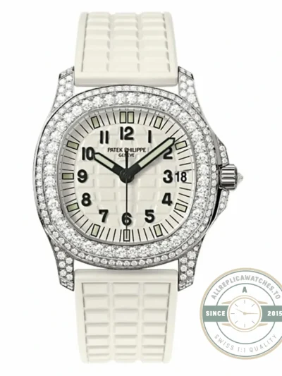 Aquanaut 5069G-011 Replica Luce Travel Time 35.6 mm,White Gold