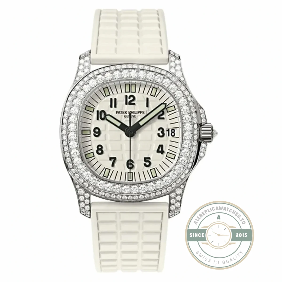 Aquanaut 5069G-011 Replica Luce Travel Time 35.6 mm,White Gold