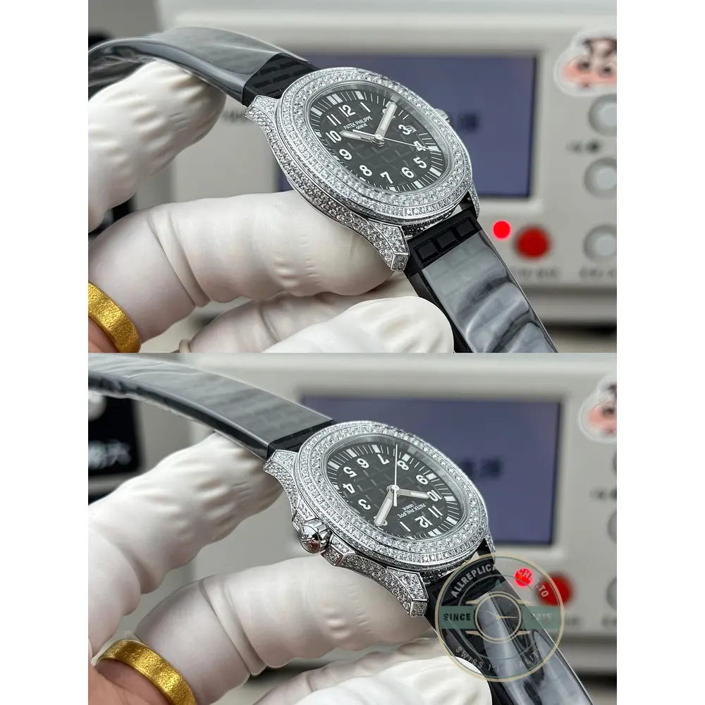 Aquanaut 5069G-011 Replica Luce Travel Time 35.6 mm White Gold - Image 7