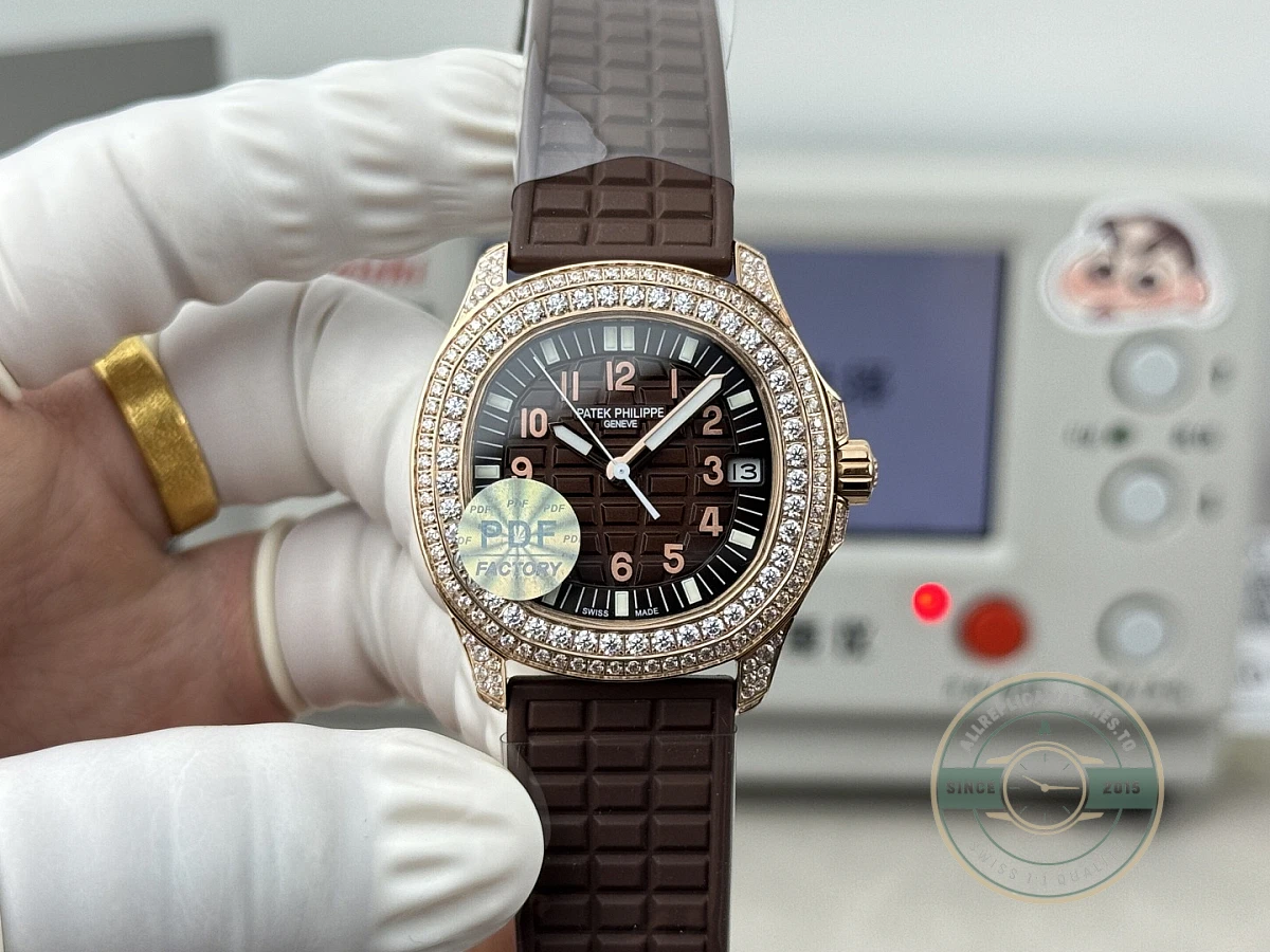 Aquanaut 5069G-011 Replica Luce Travel Time 35.6 mm,White Gold