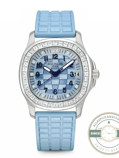 Superclone Aquanaut 5072R-001 Patek Philippe 35.6 mm, White gold, Blue dial - Top-Tier Swiss Replica Watch