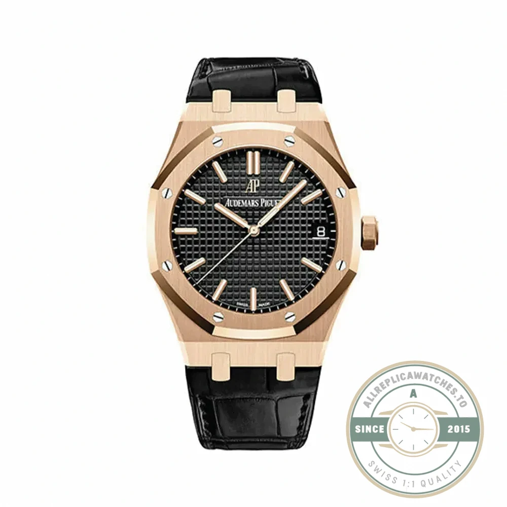 Replica Audemars Piguet Royal Oak Leather Strap 15500OR - Top-Tier Swiss Replica Watch