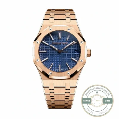 Audemars Piguet Royal Oak 15510OR super clone, blue dial – front view