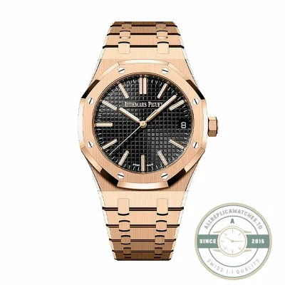Audemars Piguet Royal Oak 15510OR super clone, black dial – front view
