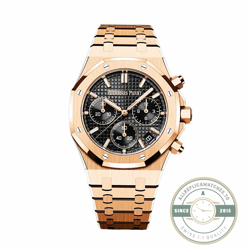 Replica Audemars Piguet Royal Oak Black Dial 26240OR.OO.1320OR.06 - High-Grade Replica Watch