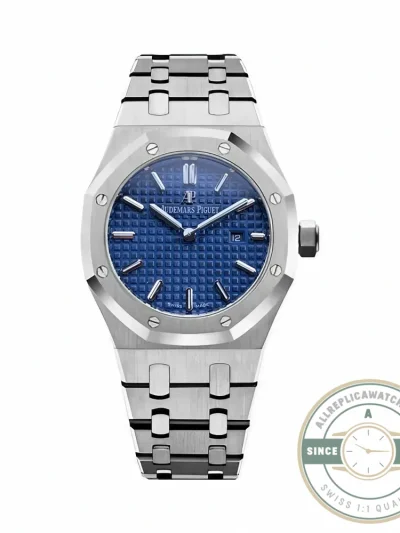 Replica Audemars Piguet Royal Oak Blue Dial 67651IP.ZZ.1261IP.01 33mm - Top-Tier Swiss Replica Watch
