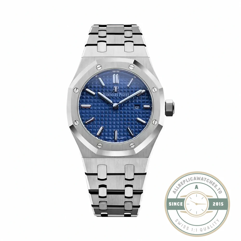 Replica Audemars Piguet Royal Oak Blue Dial 67651IP.ZZ.1261IP.01 33mm - Top-Tier Swiss Replica Watch