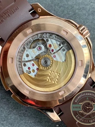 Replica Aquanaut 5164R-001 Patek Philippe Travel Time 40.8 mm, Rose gold - Luxury Replica Watch