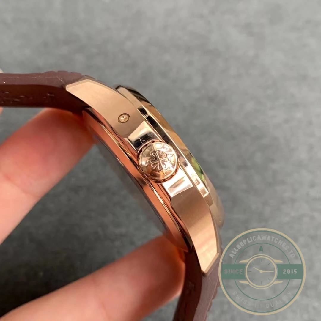 Replica Aquanaut 5164R-001 Patek Philippe Travel Time 40.8 mm, Rose gold - 1:1 Swiss Replica Watch