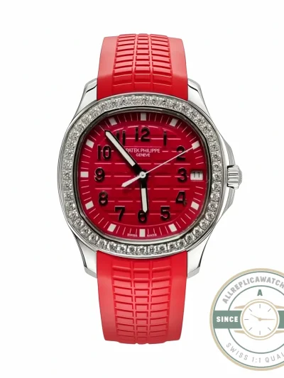 Replica Aquanaut 5267/200A-011 Patek Philippe Luce 38.8 mm, Steel, Red Dial - Luxury Replica Watch