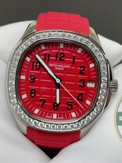 Replica Aquanaut 5267/200A-011 Patek Philippe Luce 38.8 mm, Steel, Red Dial - Swiss Movement Replica Watch