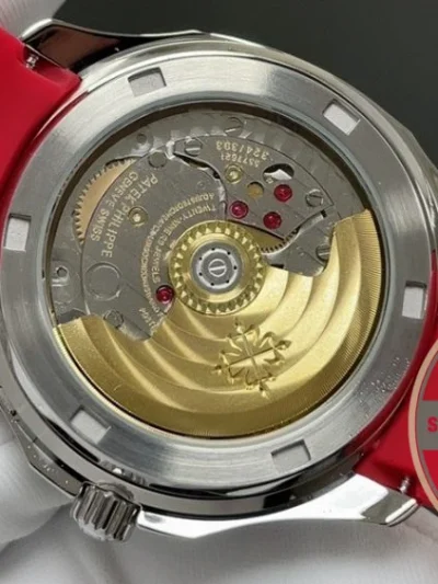 Replica Aquanaut 5267/200A-011 Patek Philippe Luce 38.8 mm, Steel, Red Dial - Factory Super Clone Watch