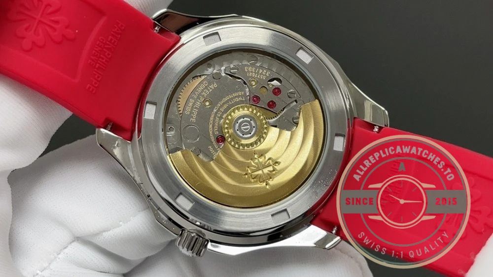 Replica Aquanaut 5267/200A-011 Patek Philippe Luce 38.8 mm, Steel, Red Dial - Factory Super Clone Watch