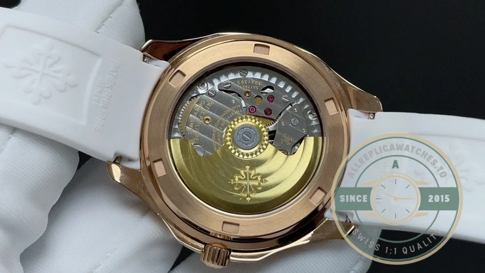 Replica Aquanaut 5268/200R-010 Patek Philippe Luce 38.8 mm, Rose gold, White Dial - Best Quality Replica Watch