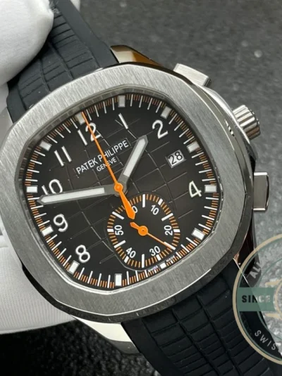 Replica Aquanaut 5968A-001 Patek Philippe Chronograph 42.2 mm, Steel, 5968A-001 - Premium Super Clone Watch