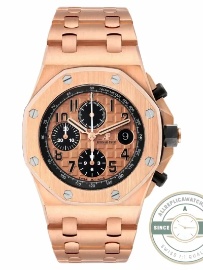 Replica Audemars Piguet Royal Oak Offshore Brown Golden Dial 44mm 26401RO.OO.002CA - Affordable Super Clone Watch