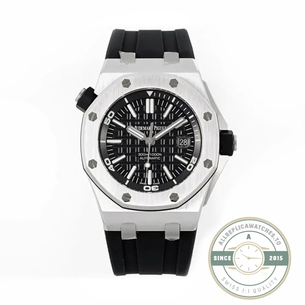 Replica Audemars Piguet Royal Oak Offshore Black Dial 42mm 15703ST.OO.D002CA.01 - Best Quality Replica Watch
