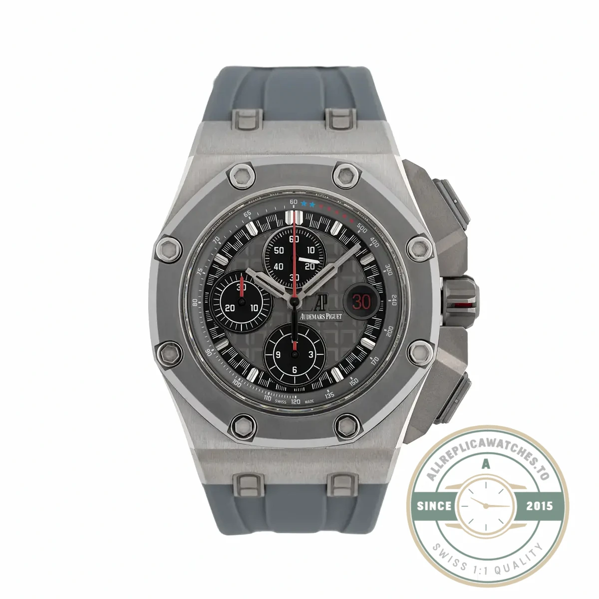 Replica Audemars Piguet Royal Oak Offshore Grey Black Dial 44mm 26568IM.OO.A004CA - Affordable Super Clone Watch
