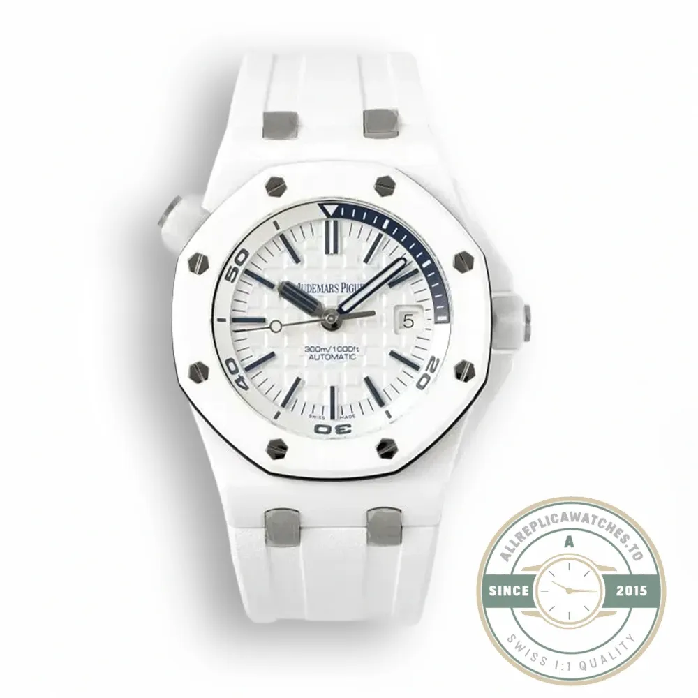 Replica Audemars Piguet Royal Oak Offshore White Dial 42mm 15707CB.OO.A010CA.01 - Affordable Luxury Replica Timepiece