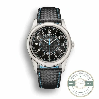Replica Calatrava 6007G-011 Patek Philippe DATE, SWEEP SECONDS. 40 mm, White gold - Top-Tier Swiss Replica Watch