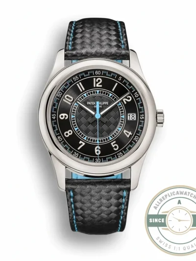 Replica Calatrava 6007G-011 Patek Philippe DATE, SWEEP SECONDS. 40 mm, White gold - Top-Tier Swiss Replica Watch