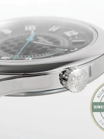 Replica Calatrava 6007G-011 Patek Philippe DATE, SWEEP SECONDS. 40 mm, White gold - 1:1 Swiss Replica Watch