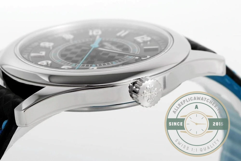 Replica Calatrava 6007G-011 Patek Philippe DATE, SWEEP SECONDS. 40 mm, White gold - 1:1 Swiss Replica Watch