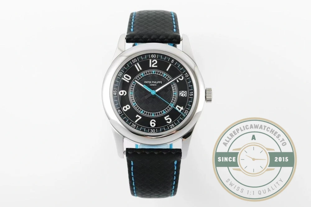 Replica Calatrava 6007G-011 Patek Philippe DATE, SWEEP SECONDS. 40 mm, White gold - Best Quality Replica Watch