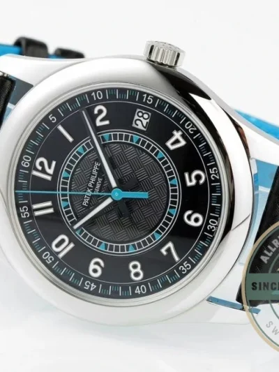 Replica Calatrava 6007G-011 Patek Philippe DATE, SWEEP SECONDS. 40 mm, White gold - Best Quality Replica Watch