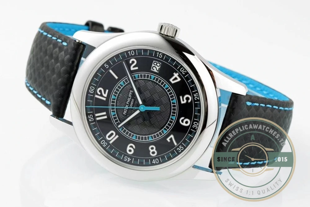Replica Calatrava 6007G-011 Patek Philippe DATE, SWEEP SECONDS. 40 mm, White gold - Best Quality Replica Watch
