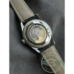 Replica Calatrava 6007G-014 Patek Philippe DATE, SWEEP SECONDS. 40 mm, Black strap, White Dial - 1:1 Swiss Replica Watch