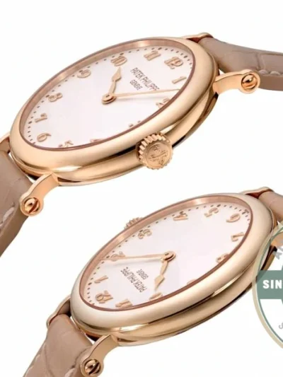 Replica Calatrava 7200R-001 Patek Philippe Ultra-thin mechanical self-winding movement. 34.6 mm, Rose gold - Best Quality Replica Watch