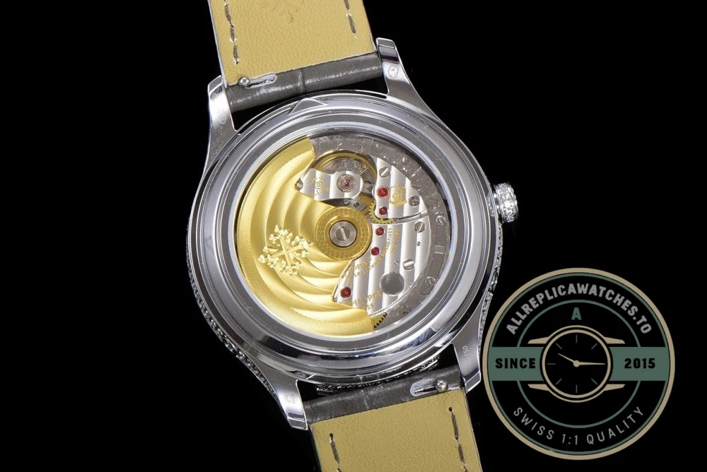 Replica Complications 4948G-010 Patek Philippe ANNUAL CALENDAR, MOON PHASES. 38 mm, White gold - Affordable Super Clone Watch