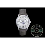 Replica Complications 4948G-010 Patek Philippe ANNUAL CALENDAR, MOON PHASES. 38 mm, White gold - Affordable Super Clone Watch