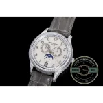 Replica Complications 4948G-010 Patek Philippe ANNUAL CALENDAR, MOON PHASES. 38 mm, White gold - High-Grade Replica Watch