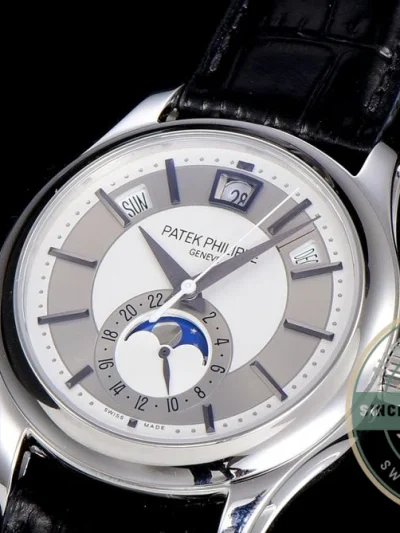 Replica Complications 5205G-001 ANNUAL CALENDAR, MOON PHASES. 40 mm, Steel, Grey Dial - Affordable Super Clone Watch