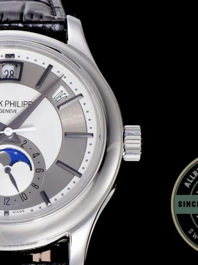 Replica Complications 5205G-001 ANNUAL CALENDAR, MOON PHASES. 40 mm, Steel, Grey Dial - Affordable Super Clone Watch