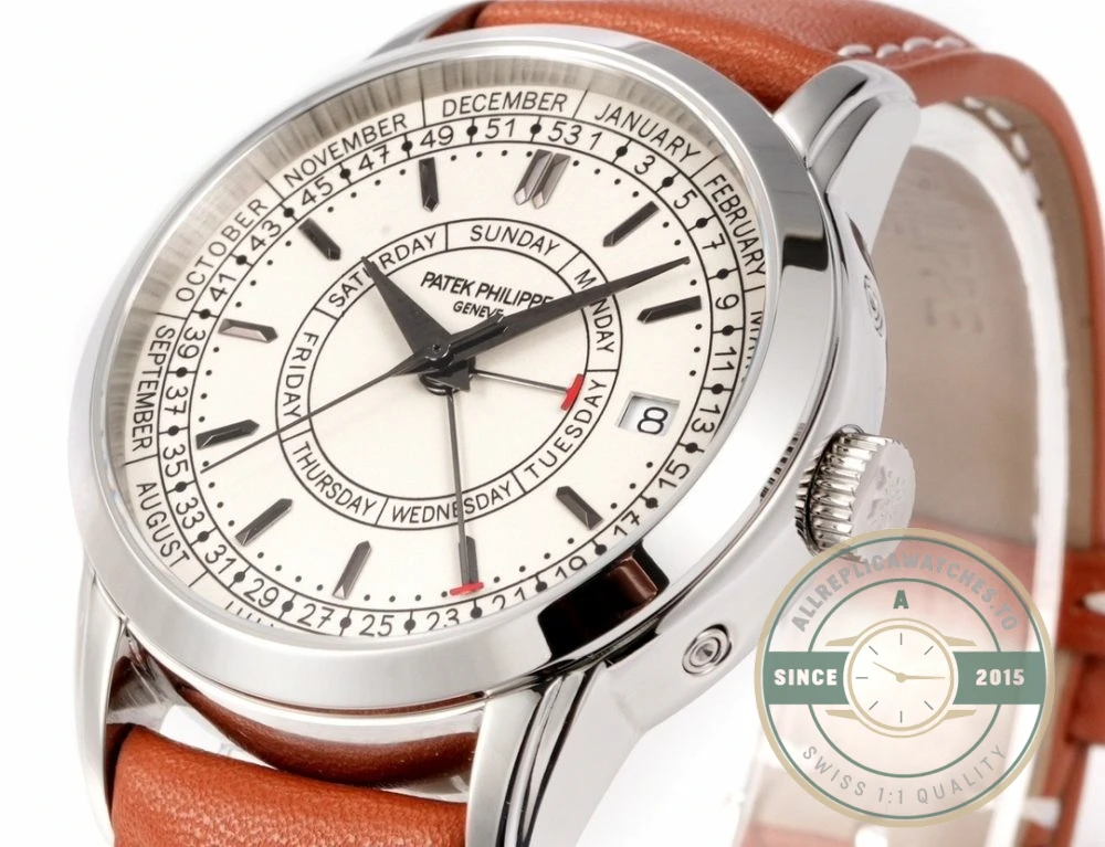 Replica Complications 5212A-001 Patek Philippe CALATRAVA WEEKLY CALENDAR. 40 mm, Steel - Budget Luxury Replica Watch