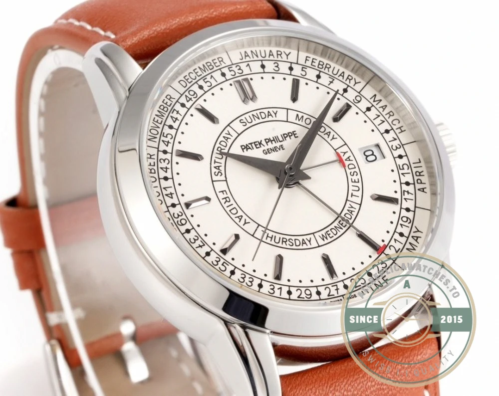Replica Complications 5212A-001 Patek Philippe CALATRAVA WEEKLY CALENDAR. 40 mm, Steel - Factory Super Clone Watch