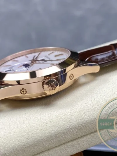Replica Complications 5396R-011 Patek Philippe ANNUAL CALENDAR, MOON PHASES. 38.5 mm, Rose Gold - Affordable Super Clone Watch
