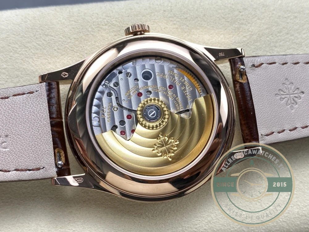 Replica Complications 5396R-011 Patek Philippe ANNUAL CALENDAR, MOON PHASES. 38.5 mm, Rose Gold - Top-Tier Swiss Replica Watch