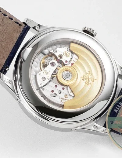 Replica Complications 5396R-015 Patek Philippe ANNUAL CALENDAR, MOON PHASES. 38.5 mm, White Gold, Blue Dial - Top-Tier Swiss Replica Watch