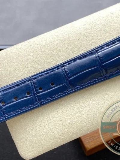 Replica Complications 5905R-001 Patek Philippe Annual Calendar Chronograph 42 mm, Gold Rose, Blue Dial - Factory Super Clone Watch
