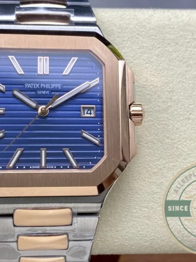 Replica Cubitus 5821/1AR Patek Philippe 45 mm Blue Dial - Affordable Luxury Replica Timepiece
